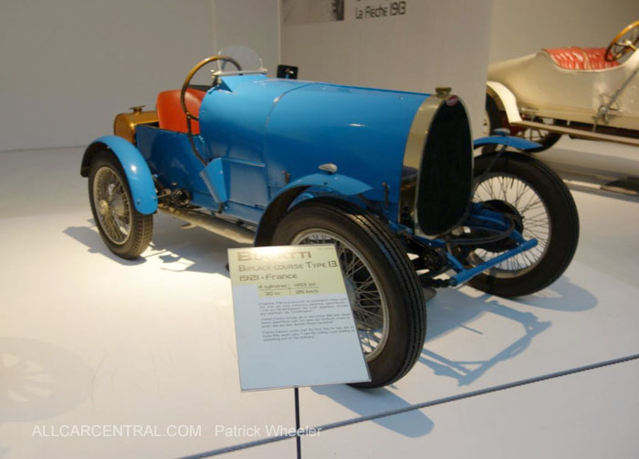  Bugatti 
Biplace Course Type 13 1921  Musee 
National de l'automobile 2015 Patrick 
Wheeler Photo 
