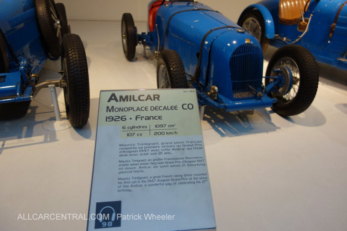  Bugatti 
Monoplace Decalee CO 1926 104 Musee 
National de l'automobile 2015 Patrick 
Wheeler Photo 
