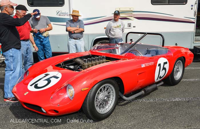  Ferrari 250 TR61 1961 reproduction  CSRG David Love Memorial Vintage Car Road Races 2015