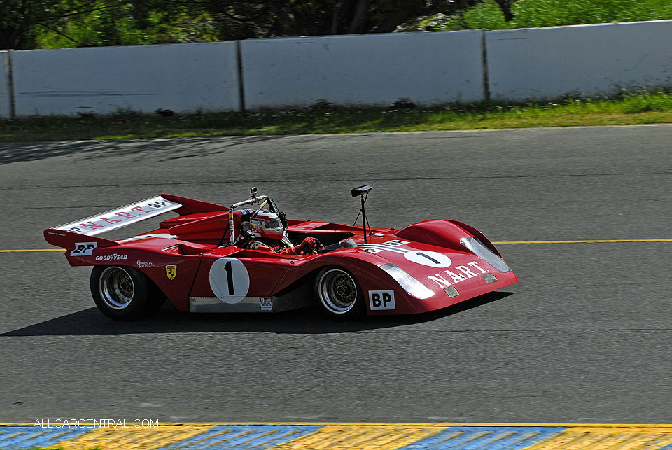 Ferrari 312 P Sparling 1971 CSRG David Love Memorial Vintage Car Road Races 2016 Sonoma