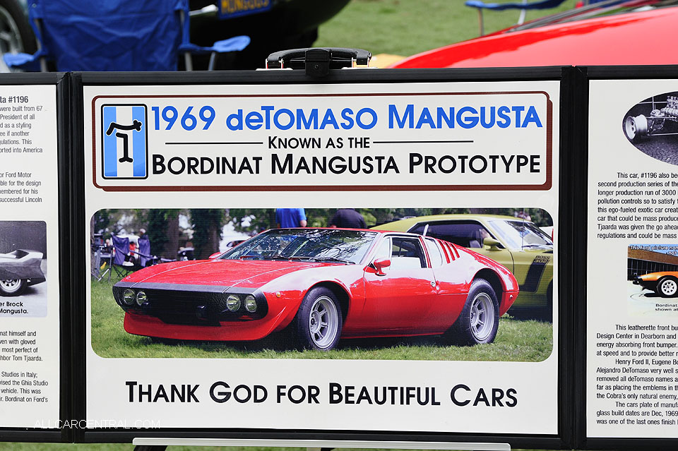  DeTomaso Mangusta sn-1196 1969 Prototype  Concorso Italiano 2016