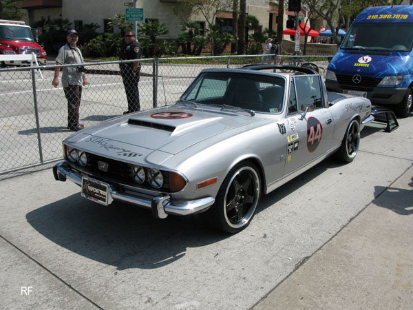 1971 Triumph Stag Racer Culver City-George Barris Back To The Fifties Car Show