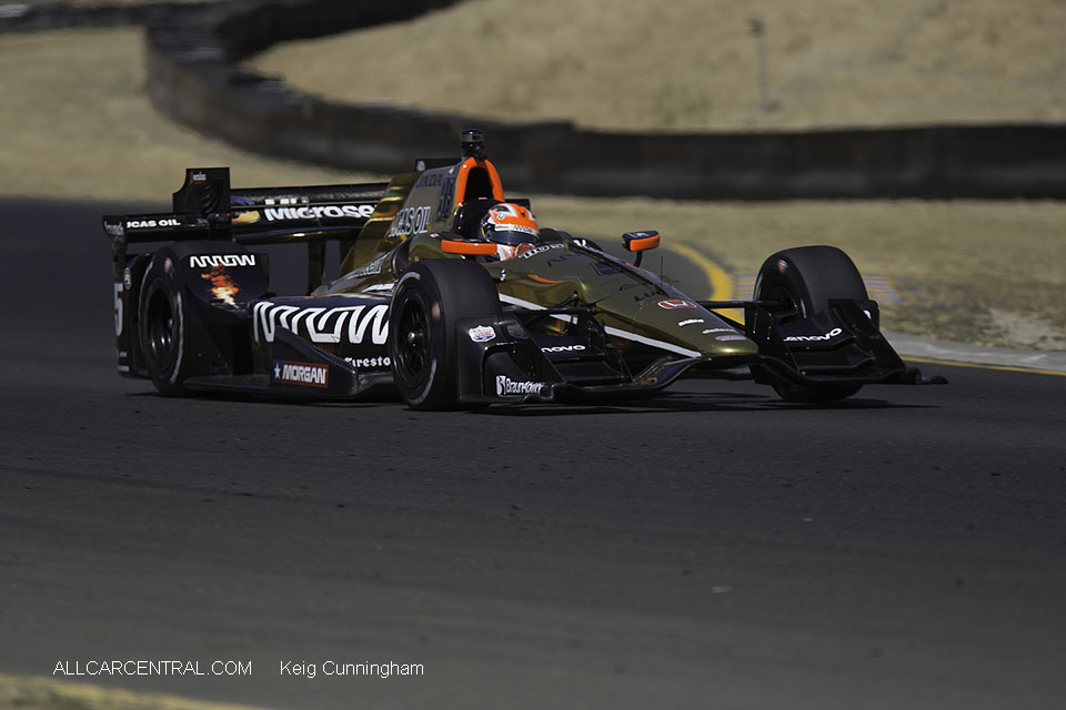  James Hinchcliffe IndyCar GoPro Grand Prix of Sonoma 2016