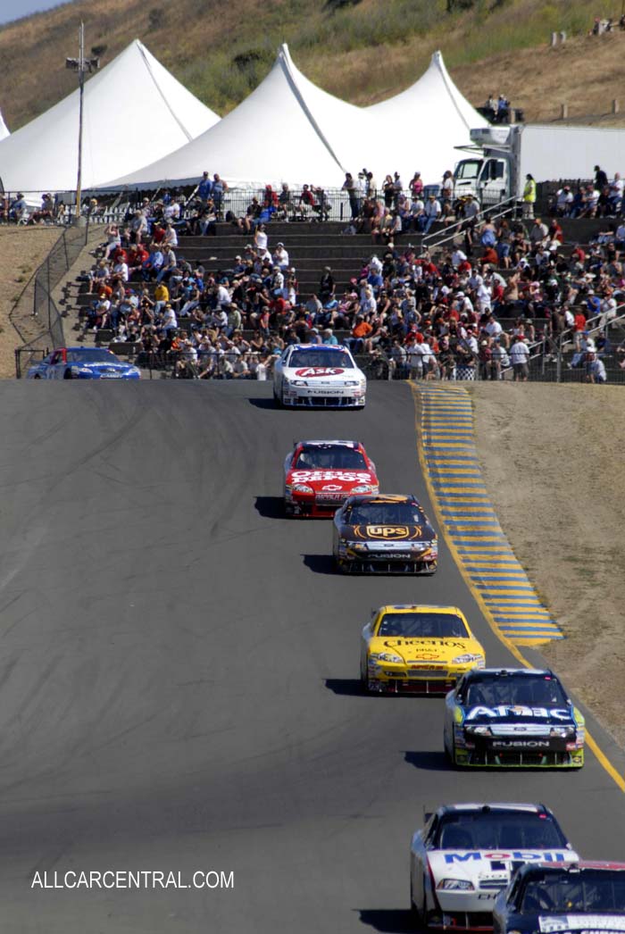 Into 4a NASCAR Infineon Raceway 2009