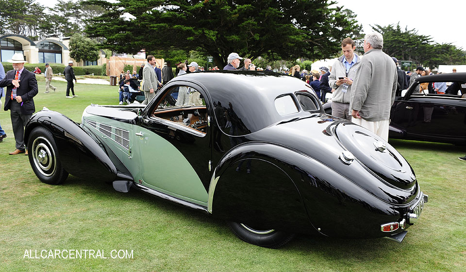  Bugatti Type 57S Gangloff Coupe sn- 57501 1937 Pebble Beach Concours d'Elegance 2017