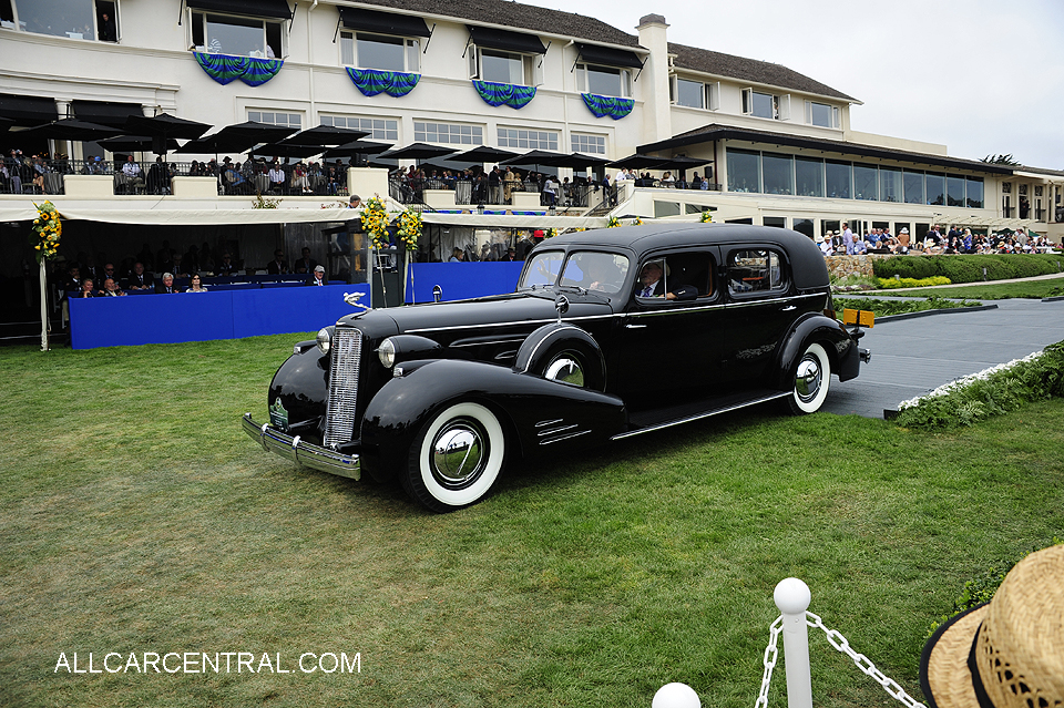 Cadillac Series 90 
Fleetwood Seven Passenger Imperial 
Cabriolet 1937 Pebble Beach Concours 
2016