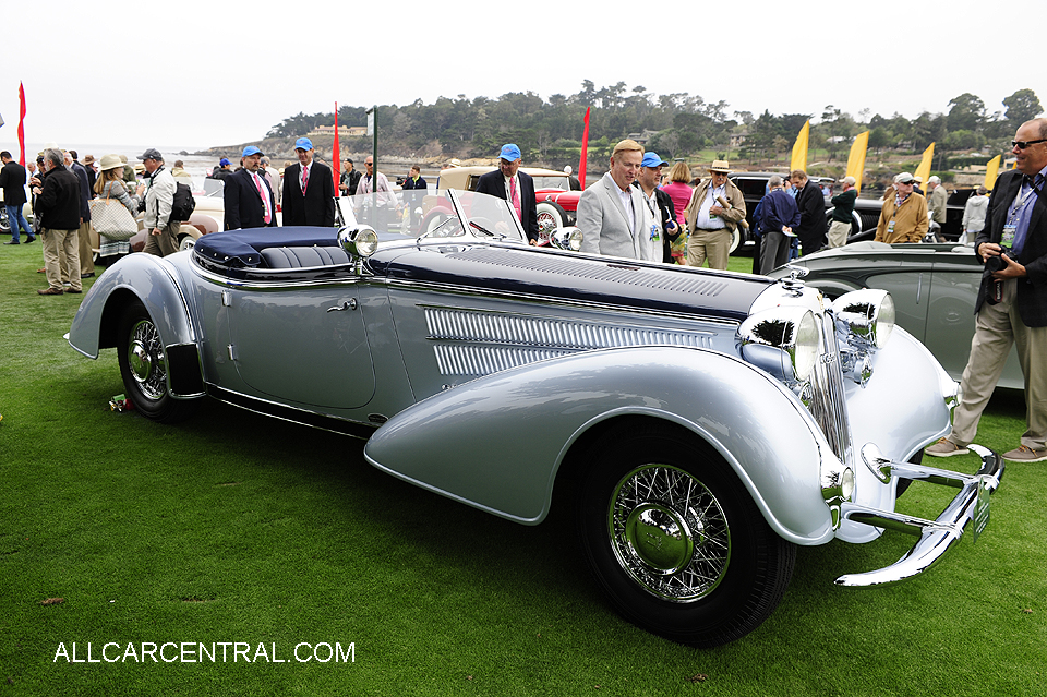  Horch 853 Erdmann & Rossi Special 
Roadster sn-854237A 1938 Pebble Beach 
Concours 2016