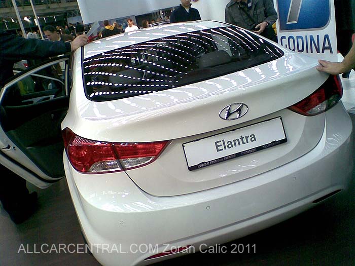 Hyundai Elantra 2011  Serbian 49th International Auto Show in Belgrade 2011