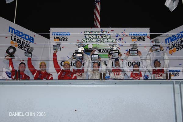 Audi Sport North America Team P1 1st Place
Season Finale, American Le Mans Series 2008