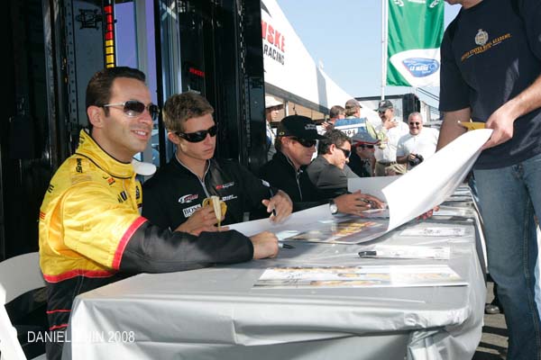 Penske Motorsports Helio Castroneves, Ryan Briscoe
Season Finale, American Le Mans Series 2008