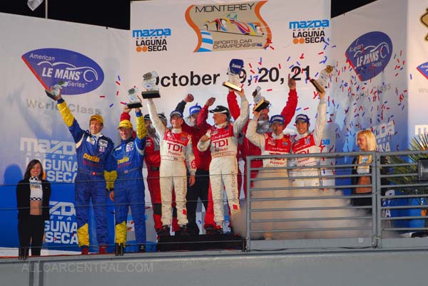 LMP1 Winners  Season Finale, American Le Mans Series Mazda Raceway Laguna Seca, California, 2007 