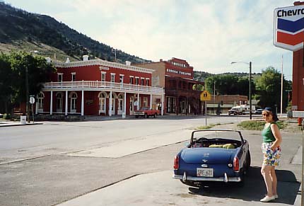 MG 1966, Midget in Eueka, Nevada 1987