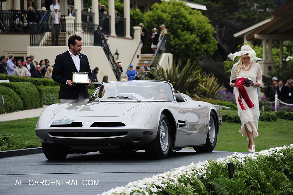 Bizzarrini 5300 Spyder Prototype Stile Italia sn-IA3-0245 1966=R05 Pebble Beach Concours d'Elegance 2016