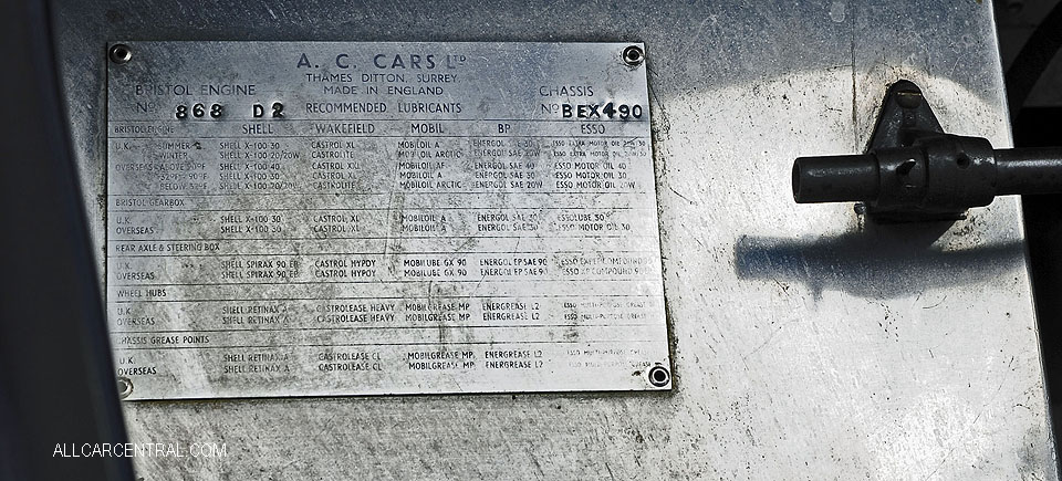  AC Ace Bristol sn-BEX490 1958 California Mille 2018 