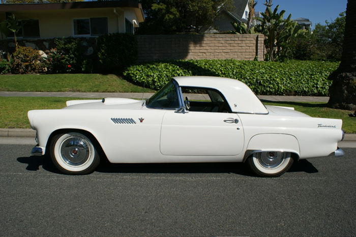 1955 Ford thunderbird paint colors