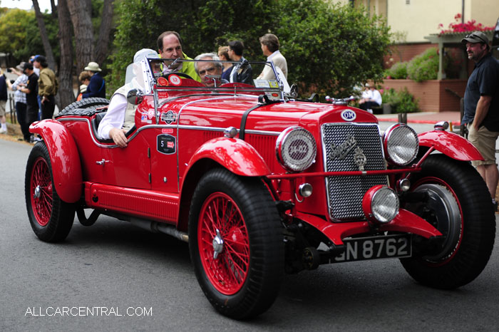 OM 665 SSMM Team Car Sports Milano Roadster 1929  Pebble Beach Tour d'Elegance 2014