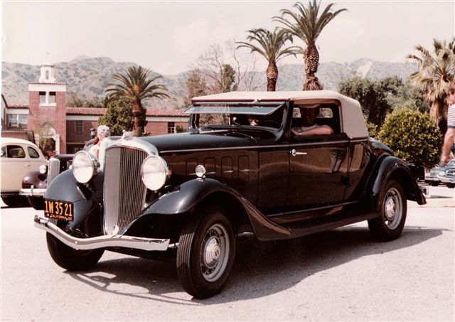 Essex-Terraplane 8cyl Model KT convertible coupe 1933